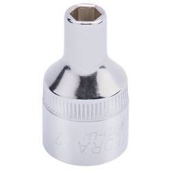 Elora 15296 7mm 1/2 Square Drive Hexagon Socket