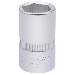 Elora 15305 16mm 1/2 Square Drive Hexagon Socket