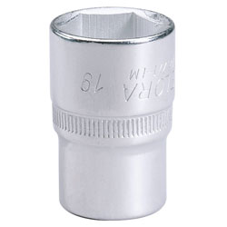 Elora 15308 19mm 1/2 Square Drive Hexagon Socket