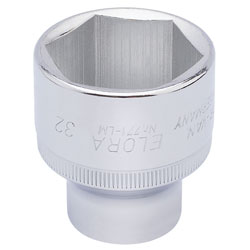 Elora 15321 32mm 1/2 Square Drive Hexagon Socket