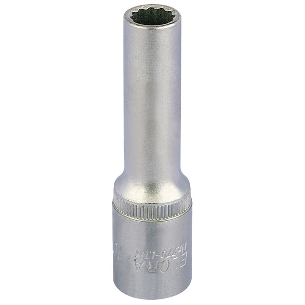 sockets manufactured from chrome vanadium steel hardened Professional Quality Chamfered end allo 21MM 1/2 SQUARE DRIVE ELORA BI-HEXAGON SOCKET tempered and chrome plated for corrosion protection