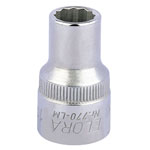 Elora 24567 11mm 1/2" Square Drive Bi-hexagon Socket