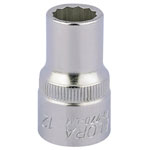 Elora 24575 12mm 1/2 Square Drive Bi-hexagon Socket