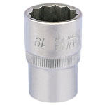 Elora 24640 19mm 1/2" Square Drive Bi-hexagon Socket