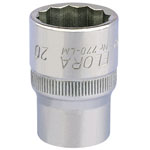 Elora 24658 20mm 1/2 Square Drive Bi-hexagon Socket