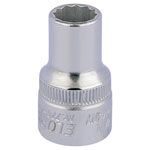 Elora 24806 3/16" 1/2" Square Drive Whitworth Bi-hexagon Socket