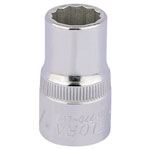 Elora 24814 1/4 1/2 Square Drive Whitworth Bi-hexagon Socket