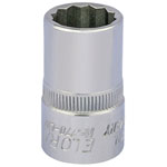 Elora 24822 5/16" 1/2" Square Drive Whitworth Bi-hexagon Socket