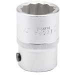 Elora 00757 27mm 3/4" Square Drive Bi-hexagon Socket
