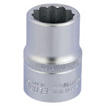 Elora 00450 7/8" 3/4" Square Drive Bi-hexagon Socket