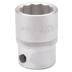 Elora 00492 1.1/8 3/4 Square Drive Bi-hexagon Socket