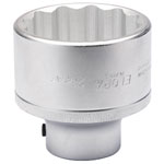 Elora 00674 2.3/8" 3/4" Square Drive Bi-hexagon Socket