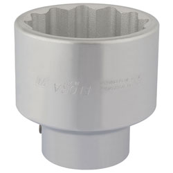 Elora 67426 70mm 1 Square Drive Bi-hexagon Socket