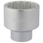 Elora 67434 65mm 1" Square Drive Bi-hexagon Socket