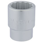 Elora 53045 1.7/16 1" Square Drive Bi-hexagon Socket