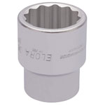 Elora 53053 1.1/2" 1" Square Drive Bi-hexagon Socket