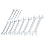 Elora 01276 12 Piece Long Metric Open End Spanner Set