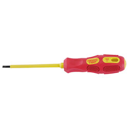 Draper Expert 69213 4.0mm x 100mm Fully Insulated Plain Slot Screwdriver