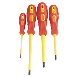 Draper Expert 69233 4 Piece Fully Insulated Screwdriver Set