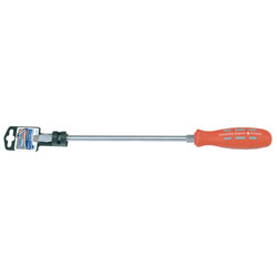 Draper Expert 55490 9.5mm x 250mm Plain Slot Flared Tip Mechanics Screwdriver