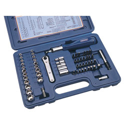 Draper 32580 60 Piece Socket and Screwdriver Bit Set