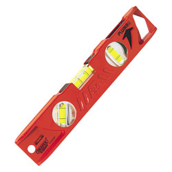 Draper Expert 69550 250mm Plumb Site Dual View Boat Spirit Level w Magnetic Base