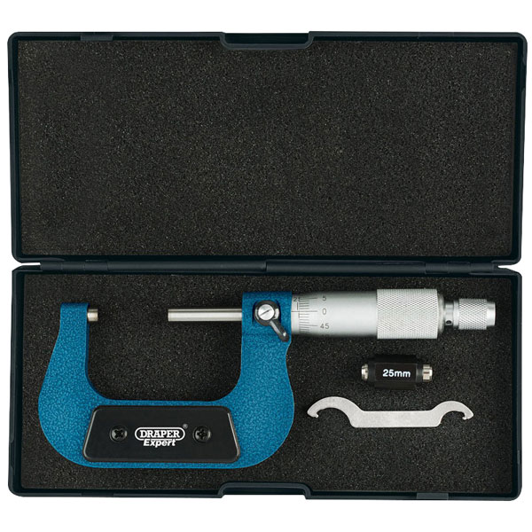 Draper Expert 46604 Metric External Micrometer - 25-50mm
