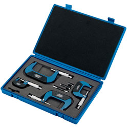 Draper Expert 46607 4 Piece Metric External Micrometer Set