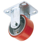 Draper 65525 100mm Dia Fixed Polyurethane Wheel - S.w.l. 250kg