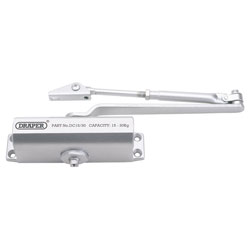 Draper 62894 Adjustable Automatic Door Closer for Doors Between 15kg and 30kg