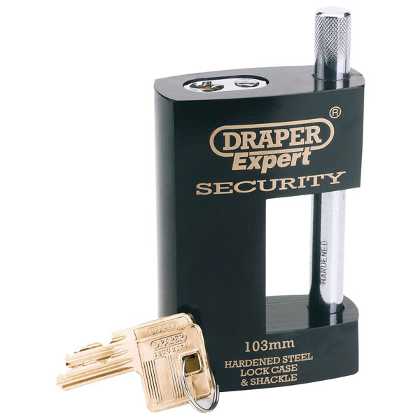  64205 103mm Stainless Steel Close Shackle Padlock & 2 Keys