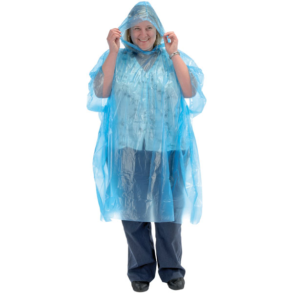 Draper 45841 Disposable Polythene Raincoat/poncho with Hood | Rapid Online
