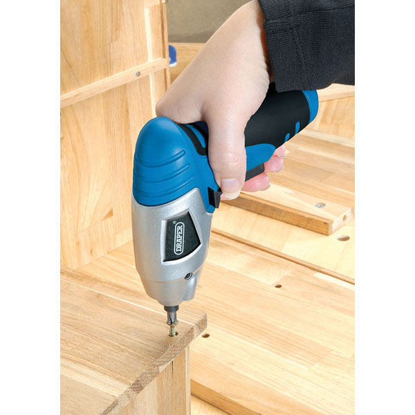 Draper 22386 3.6V Cordless LiIon Screwdriver Kit Rapid Online