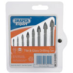 Draper Expert 48221 8 Piece Tile and Glass Drilling Set