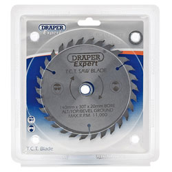 Draper Expert 9462 TCT Saw Blade 140x20mmx30t