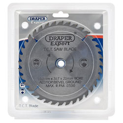 Draper Expert 9466 TCT Saw Blade 160x20mmx36t