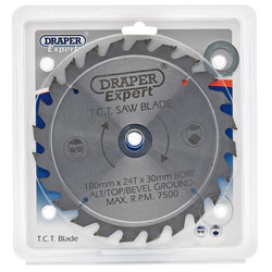 Draper Expert 09468 TCT Saw Blade 180x30mmx24t