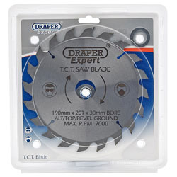 Draper Expert 09474 TCT Saw Blade 190x30mmx20t