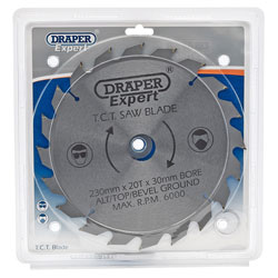 Draper Expert 9479 TCT Saw Blade 230x30mmx20t