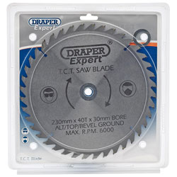 Draper Expert 09481 TCT Saw Blade 230x30mmx40t