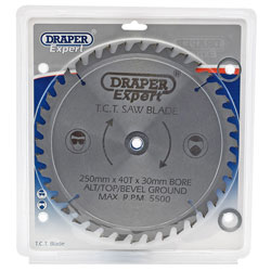 Draper Expert 9487 TCT Saw Blade 250x30mmx40t