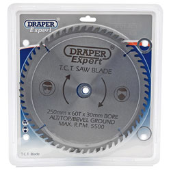 Draper Expert 09488 TCT Saw Blade 250x30mmx60t