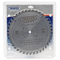 Draper Expert 9492 TCT Saw Blade 254x16mmx40t