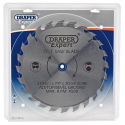 Draper Expert 09496 TCT Saw Blade 315x30mmx24t