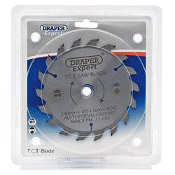 Draper Expert 9525 TCT Saw Blade 140x16mmx18t