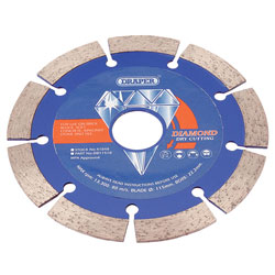 Draper 41848 Segmented Diamond Blade 115 x 22.2mm