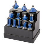 Draper 72893 12 Piece 1/2" Tct Router Bit Set