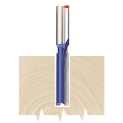 Draper 75331 TCT Router Bit 1/4 Straight 6.35 x 25mm