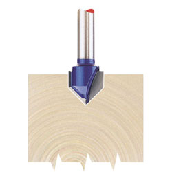 Draper 75336 TCT Router Bit 1/4 Flush 12.7mm x 90°