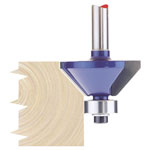 Draper 75340 TCT Router Bit 1/4" Chamferring 30mm x 45°